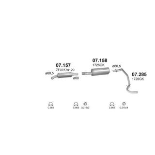 Išmetimo sistema POLMO POLMO01323
