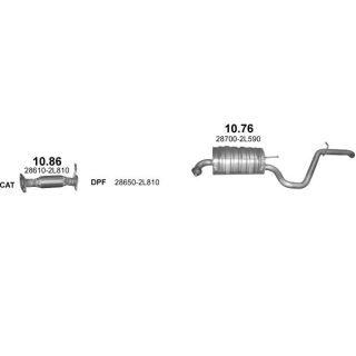 Išmetimo sistema POLMO POLMO01364
