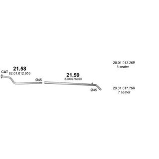 Išmetimo sistema POLMO POLMO01401