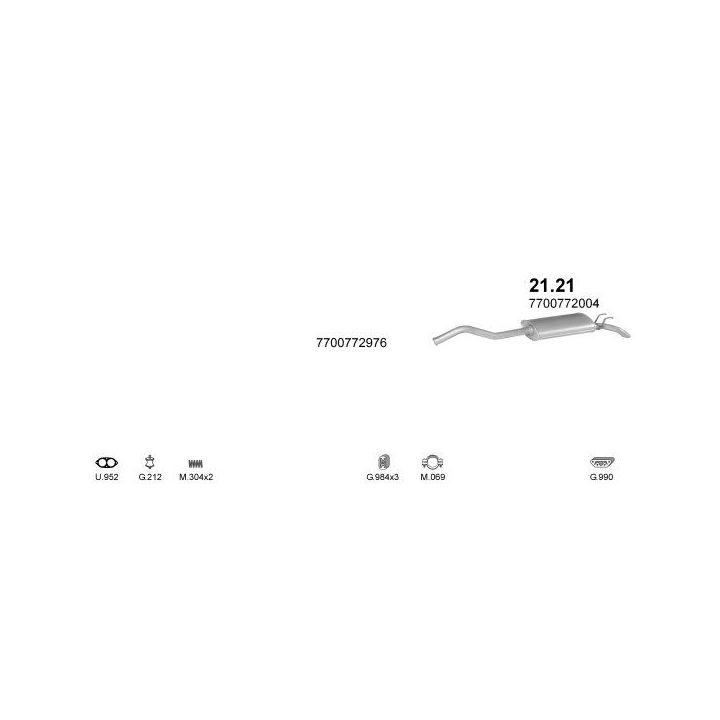 Išmetimo sistema POLMO POLMO01439