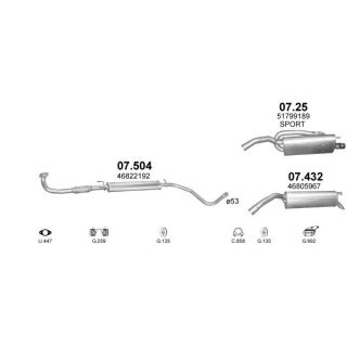 Išmetimo sistema POLMO POLMO01509