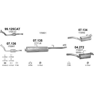 Išmetimo sistema POLMO POLMO01533