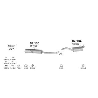 Išmetimo sistema POLMO POLMO01534