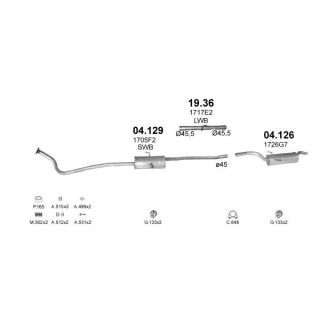 Išmetimo sistema POLMO POLMO01572