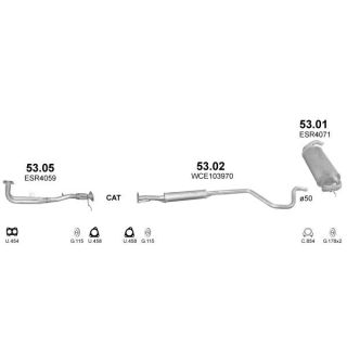 Išmetimo sistema POLMO POLMO01632