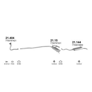 Išmetimo sistema POLMO POLMO01744