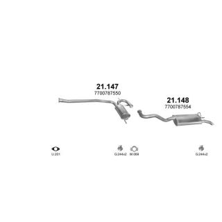 Išmetimo sistema POLMO POLMO01747