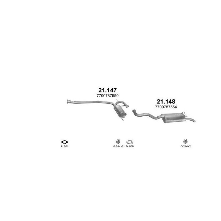 Išmetimo sistema POLMO POLMO01747