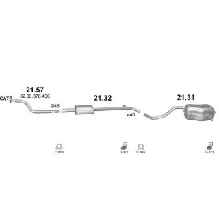 Išmetimo sistema POLMO POLMO01748