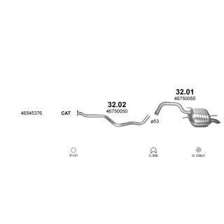 Išmetimo sistema POLMO POLMO01945