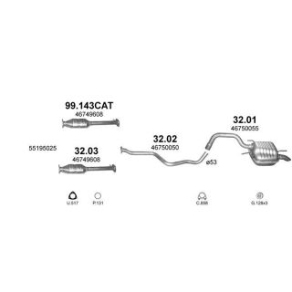 Išmetimo sistema POLMO POLMO01946
