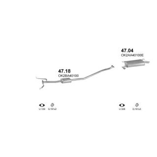Išmetimo sistema POLMO POLMO01955