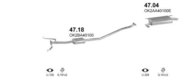 Išmetimo sistema POLMO POLMO01955