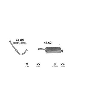 Išmetimo sistema POLMO POLMO01966