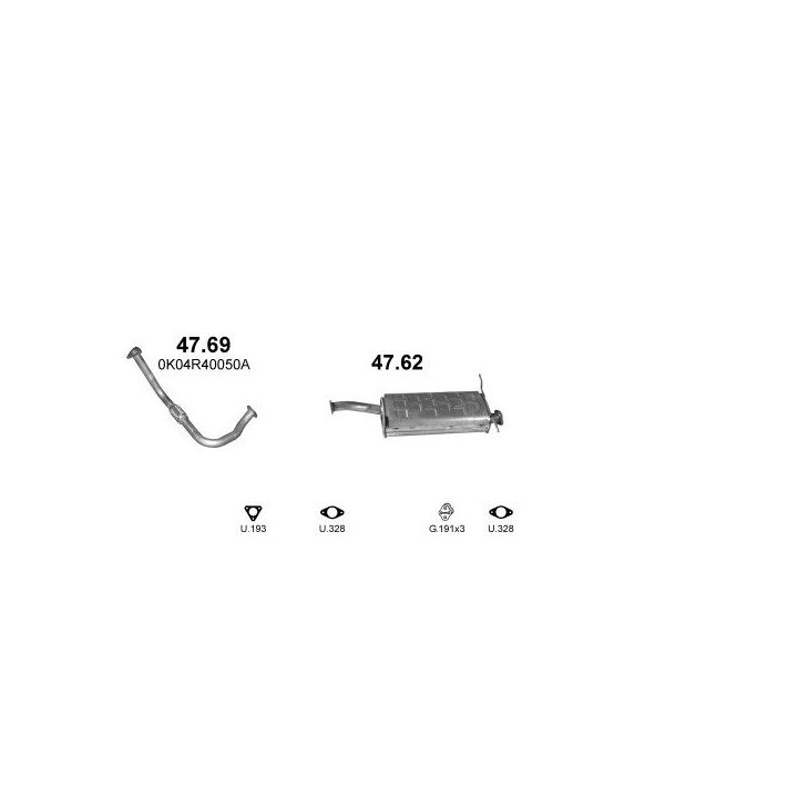 Išmetimo sistema POLMO POLMO01966