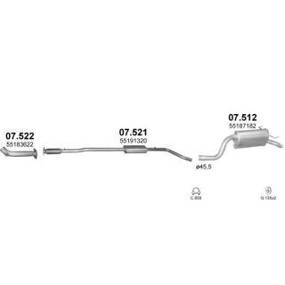 Išmetimo sistema POLMO POLMO01983
