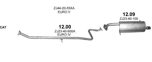 Išmetimo sistema POLMO POLMO01989