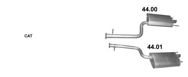 Išmetimo sistema POLMO POLMO01998