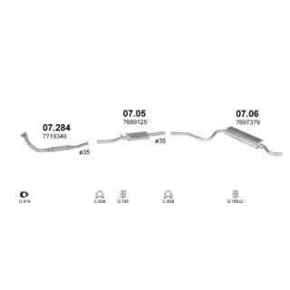 Išmetimo sistema POLMO POLMO02024