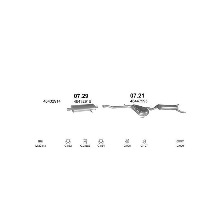 Išmetimo sistema POLMO POLMO02028
