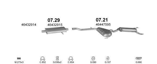 Išmetimo sistema POLMO POLMO02028
