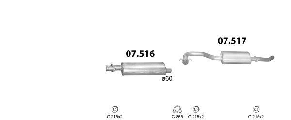 Išmetimo sistema POLMO POLMO02029