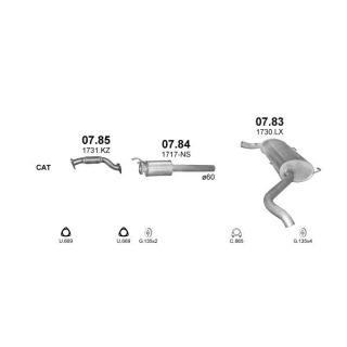 Išmetimo sistema POLMO POLMO02030