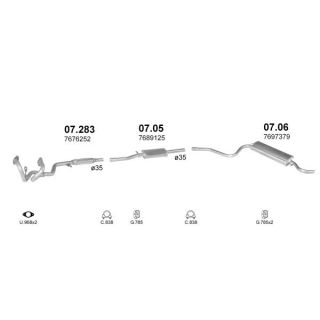 Išmetimo sistema POLMO POLMO02112