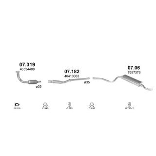 Išmetimo sistema POLMO POLMO02115