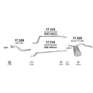 Išmetimo sistema POLMO POLMO02158