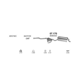 Išmetimo sistema POLMO POLMO02251