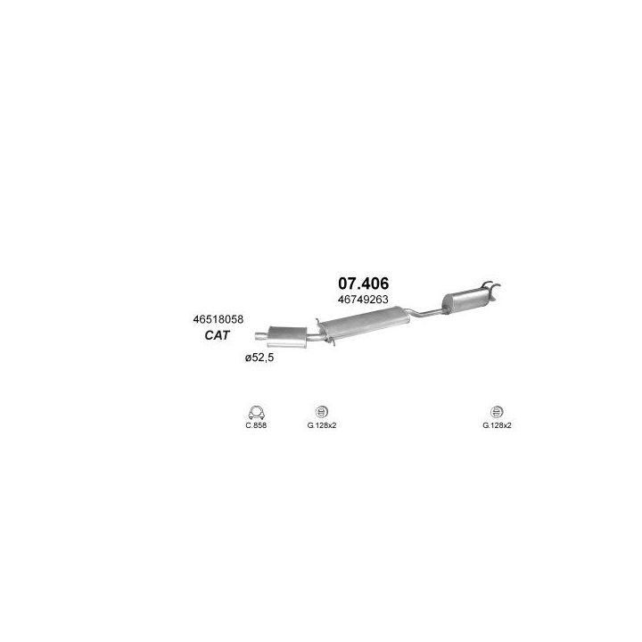 Išmetimo sistema POLMO POLMO02274