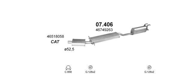 Išmetimo sistema POLMO POLMO02274