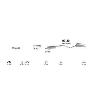 Išmetimo sistema POLMO POLMO02325