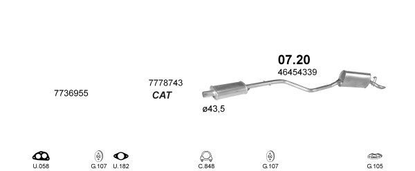 Išmetimo sistema POLMO POLMO02325
