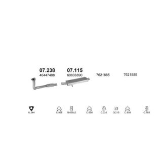 Išmetimo sistema POLMO POLMO02472