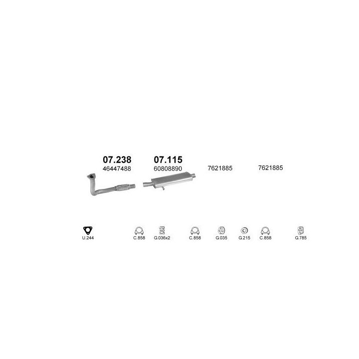 Išmetimo sistema POLMO POLMO02472