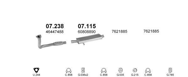 Išmetimo sistema POLMO POLMO02472