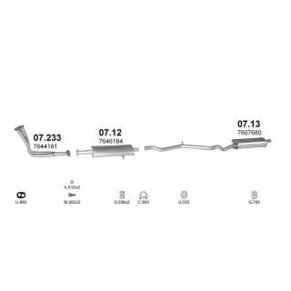 Išmetimo sistema POLMO POLMO02512
