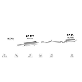 Išmetimo sistema POLMO POLMO02534