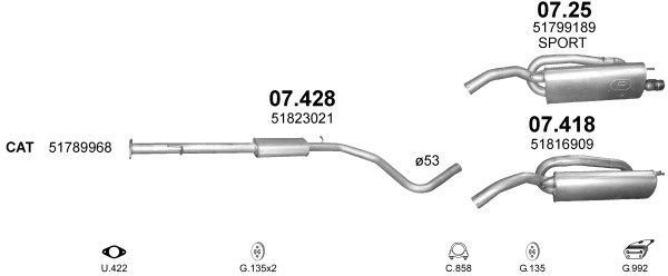 Išmetimo sistema POLMO POLMO02648