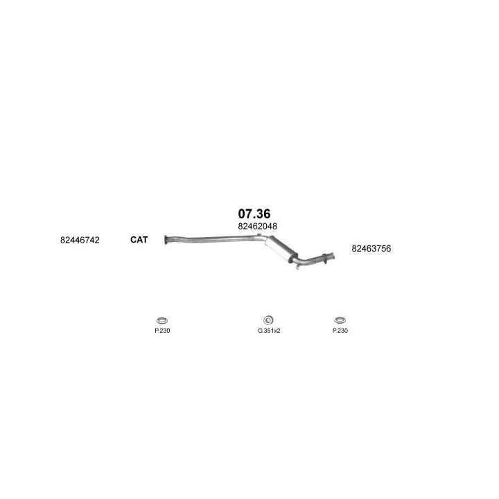 Išmetimo sistema POLMO POLMO03677