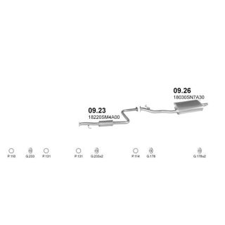 Išmetimo sistema POLMO POLMO03952