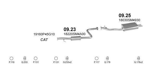 Išmetimo sistema POLMO POLMO03953