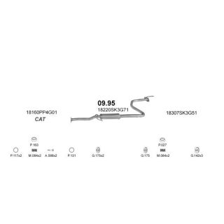 Išmetimo sistema POLMO POLMO04122