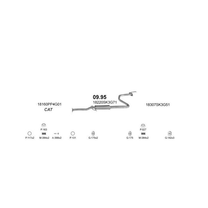 Išmetimo sistema POLMO POLMO04122