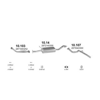 Išmetimo sistema POLMO POLMO04202