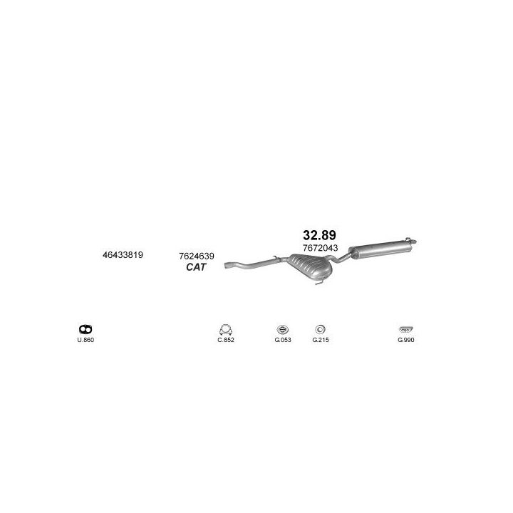 Išmetimo sistema POLMO POLMO04493