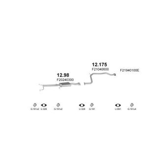 Išmetimo sistema POLMO POLMO05023