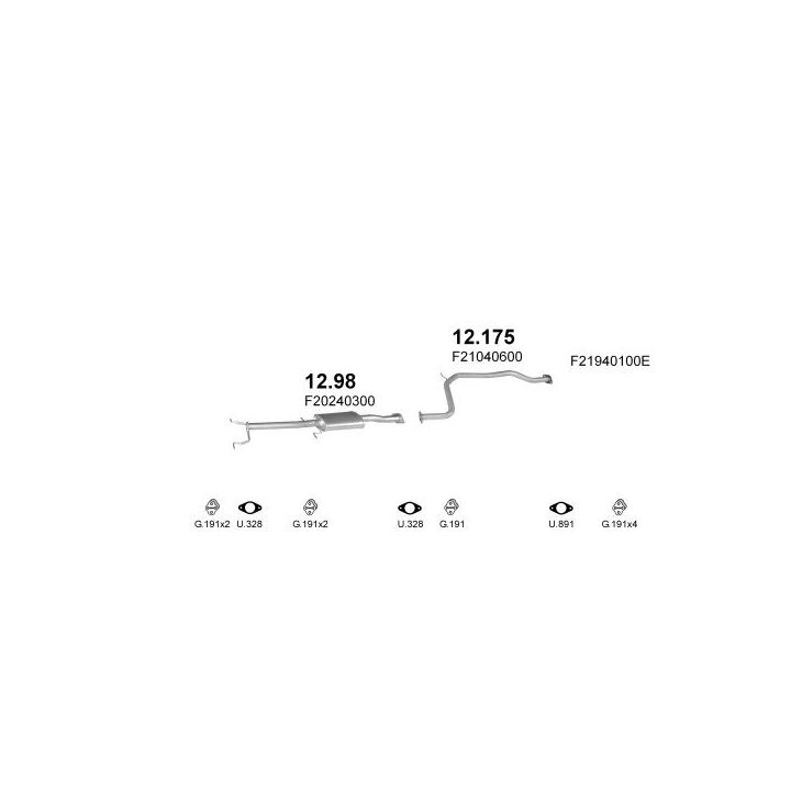 Išmetimo sistema POLMO POLMO05023